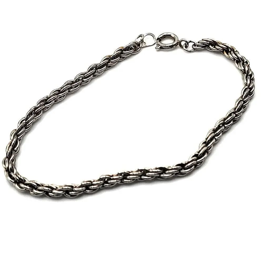 Sturdy Chunky Chain Spring Ring 7.75in Bracelet